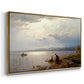On the Banks of the Chiemsee, 1871 - Floater Framed Canvas Print