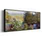 The Corner of the Garden at Montgeron, 1876 - Floater Framed Canvas Print