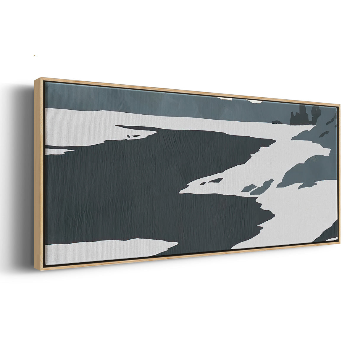 Cutter Island IV - Floater Framed Canvas Print