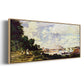 Sailing at Argenteuil - Floater Framed Canvas Print