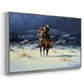 Bringing Christmas Home - Framed Gallery Wrapped Canvas in Floating Frame