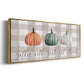 Gather With Grateful Hearts - Floater Framed Canvas Print