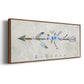 Boho Arrow I - Floater Framed Canvas Print