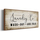 Laundry Co. - Floater Framed Canvas Print