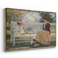 Eleanor and Benny, 1916 - Floater Framed Canvas Print