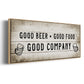 Good Company - Floater Framed Canvas Print