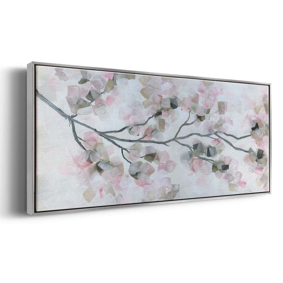 Cherry Blossoms - Floater Framed Canvas Print