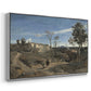 La Cervara, the Roman Campagna, c. 1830-1831 - Floater Framed Canvas Print