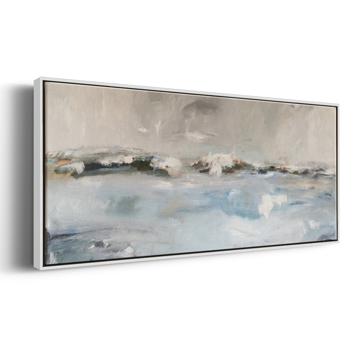 Surf Sans Turf - Floater Framed Canvas Print