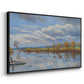 The Banks of the River Seine, 1893 - Floater Framed Canvas Print