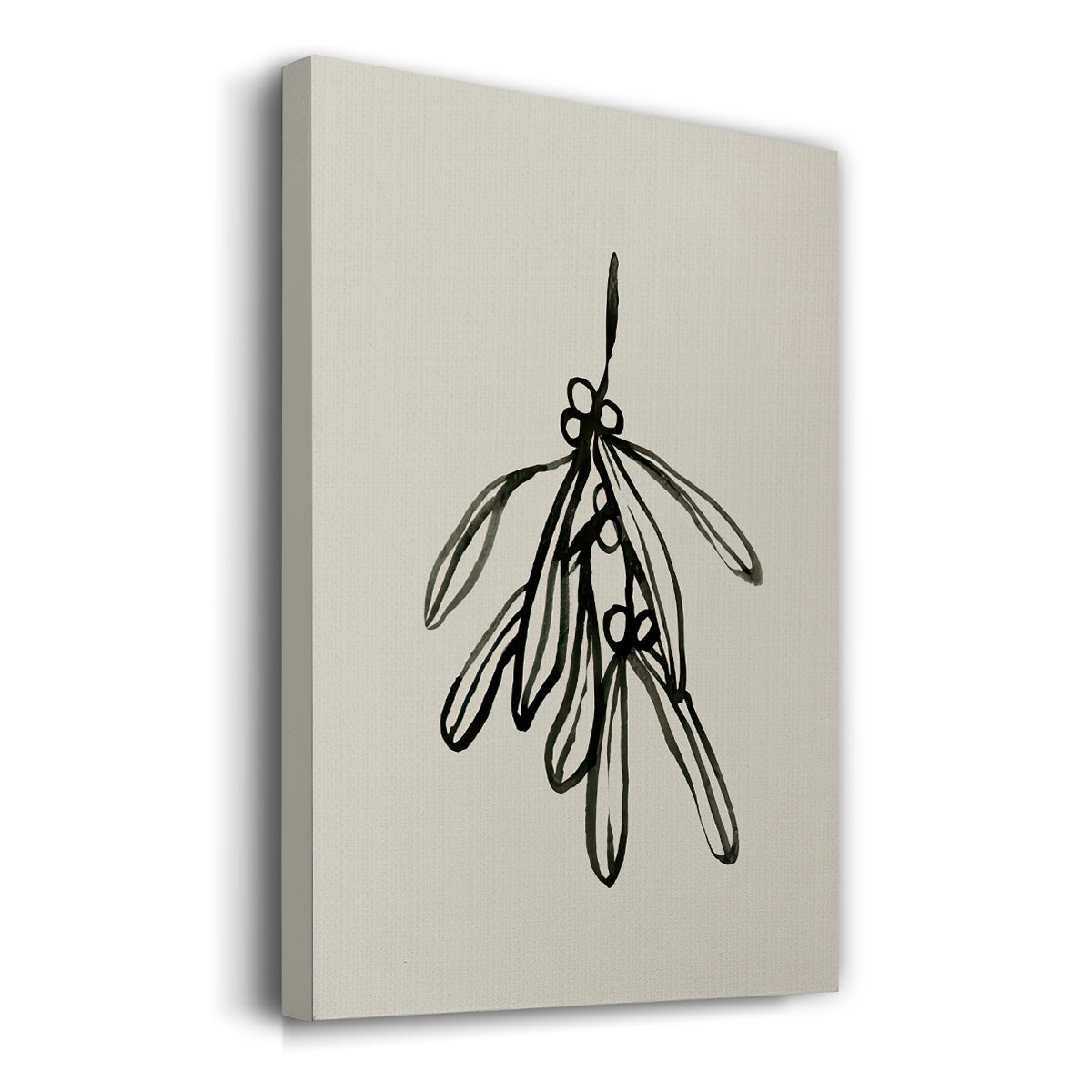 Mistletoe Sketch II - Gallery Wrapped Canvas