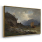 From the Western Coast of Norway, 1862 - Floater Framed Canvas Print
