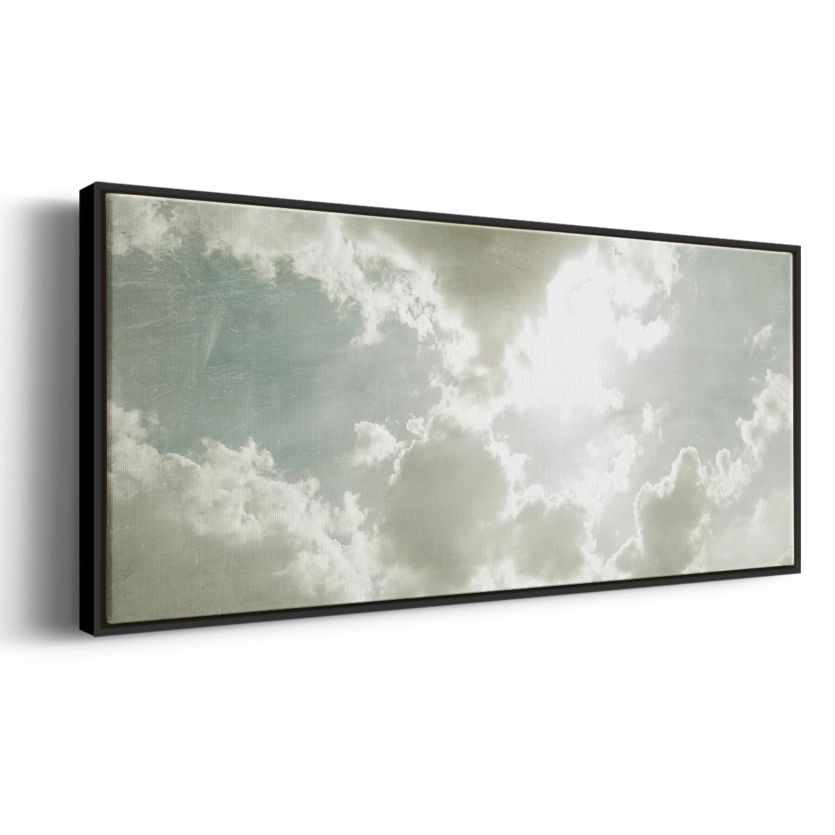 Sky Scrapers II - Floater Framed Canvas Print