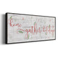 Holidays Gather - Floater Framed Canvas Print