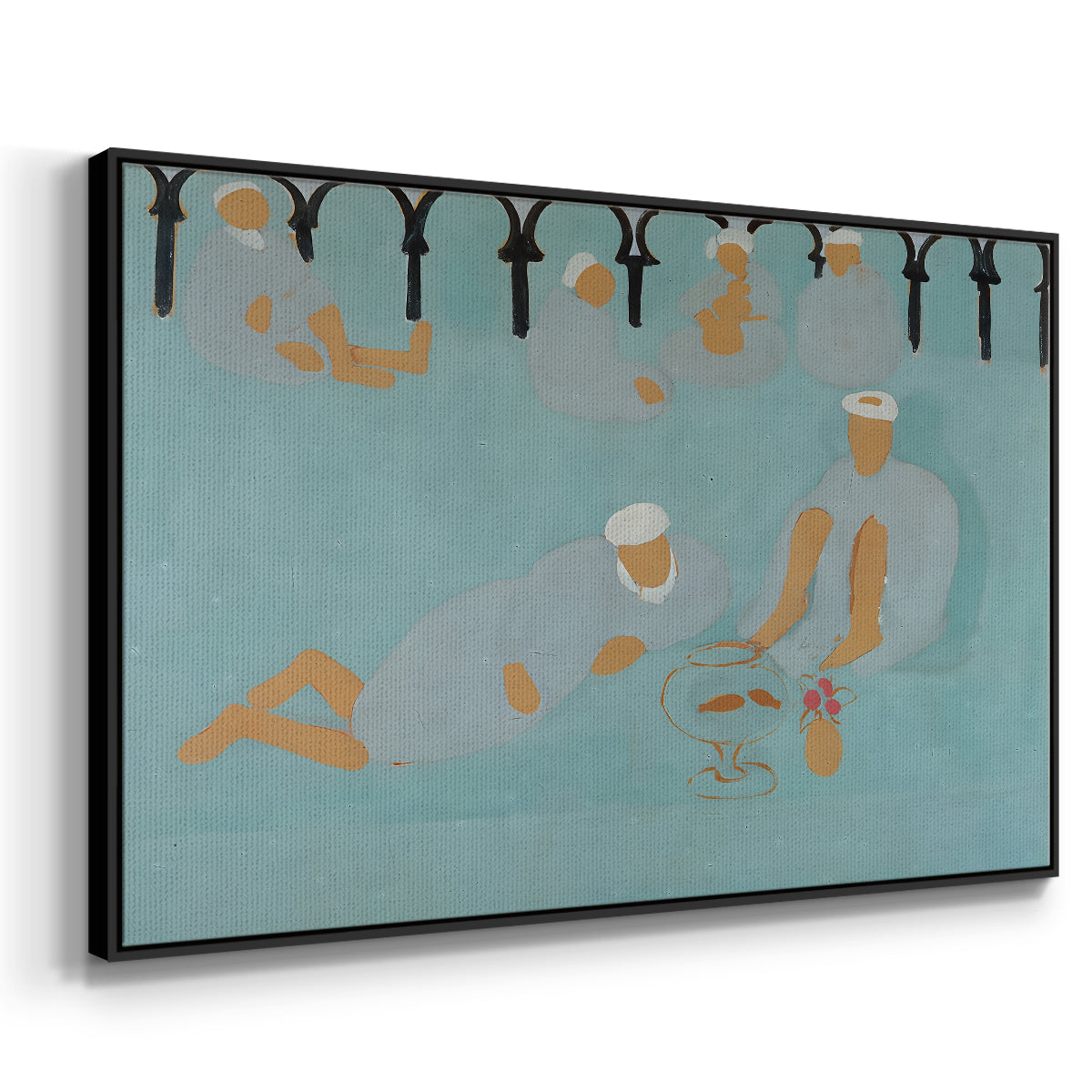Arab Coffeehouse (Le café Maure), 1913 - Floater Framed Canvas Print