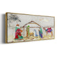 Nativity - Floater Framed Canvas Print