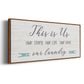 Us and Our Laundry - Floater Framed Canvas Print