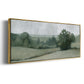 Soft Green Landscape II - Floater Framed Canvas Print