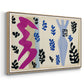 The Knife Thrower (Le lanceur de couteaux), from Jazz, 1947 - Floater Framed Canvas Print