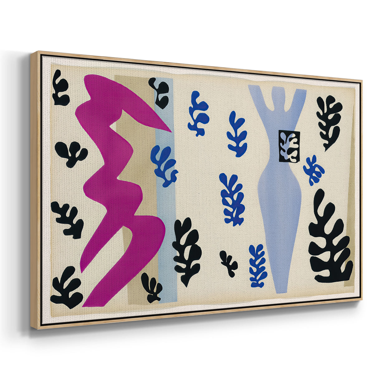 The Knife Thrower (Le lanceur de couteaux), from Jazz, 1947 - Floater Framed Canvas Print