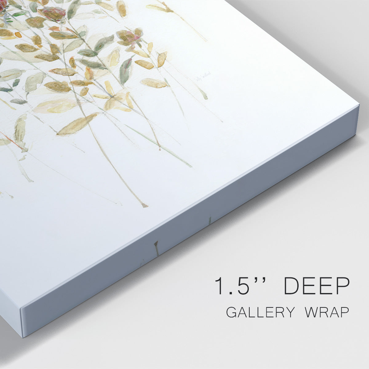 Wildflower Breeze I Premium Gallery Wrapped Canvas - Ready to Hang