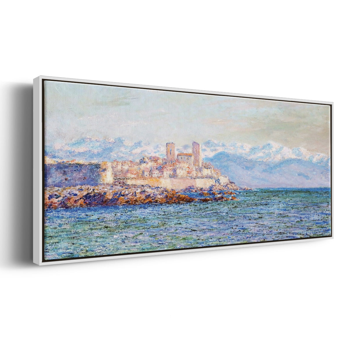 The Old Fort at Antibes, 1888 - Floater Framed Canvas Print