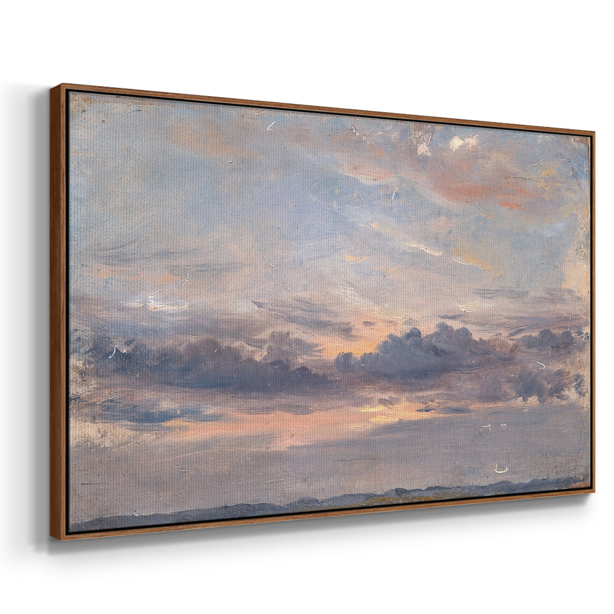 A Cloud Study, Sunset, c. 1821-1822 - Floater Framed Canvas Print