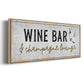 Champagne Lounge - Floater Framed Canvas Print