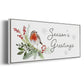 Winter Visitor Collection D - Floater Framed Canvas Print