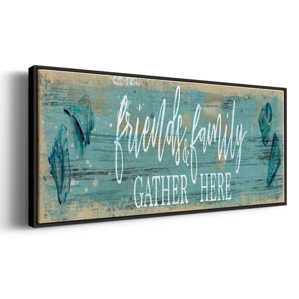 Friends and Family - Floater Framed Canvas Print