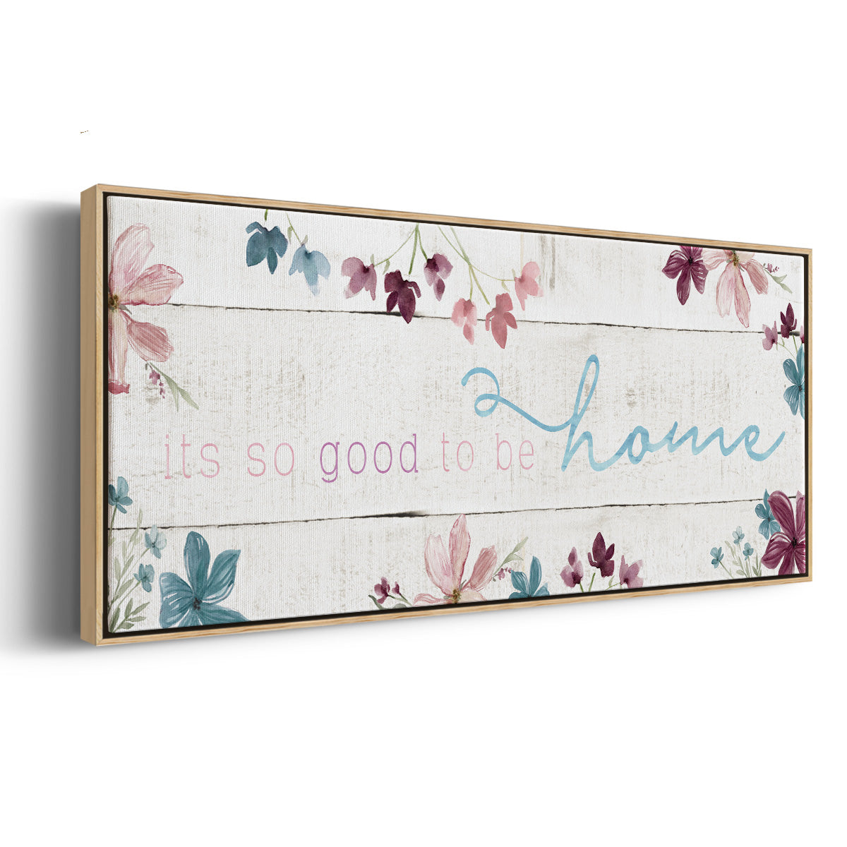 Good To Be Home - Floater Framed Canvas Print