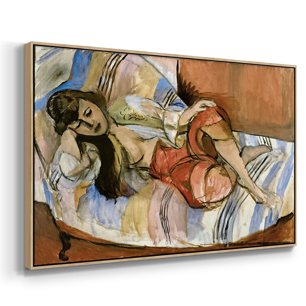 Odalisque, 1923 - Floater Framed Canvas Print