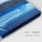 Deep Blue Shore II Premium Gallery Wrapped Canvas - Ready to Hang