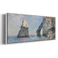 The Rock Needle and the Porte d'Aval, 1885 (Clark Art Institute version) - Floater Framed Canvas Print