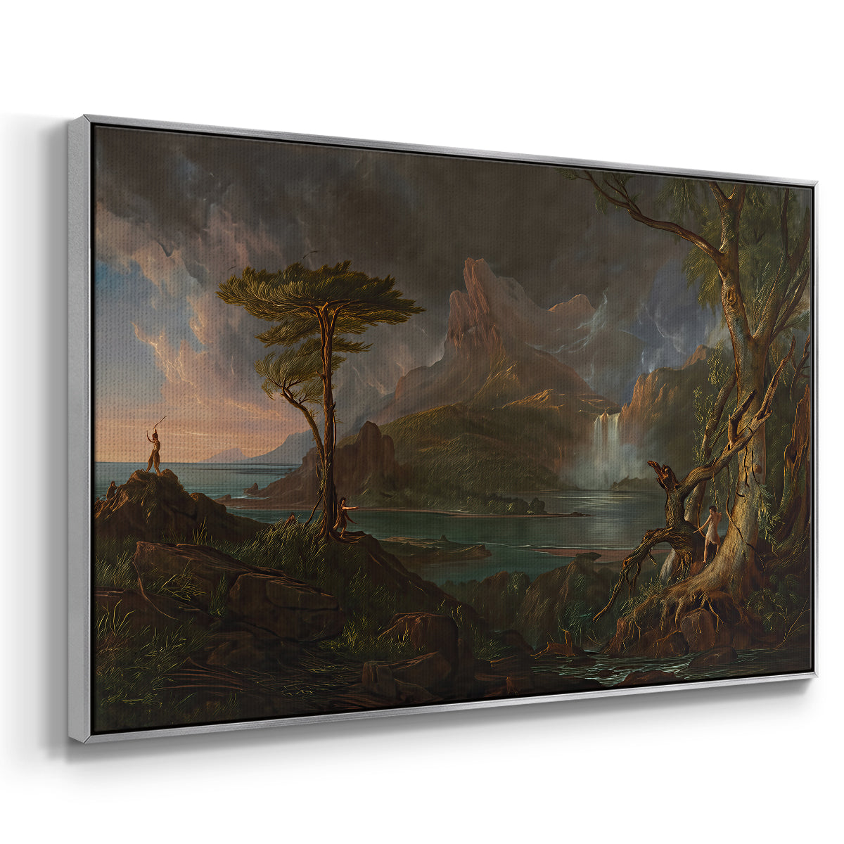 A Wild Scene, 1831-1832 - Floater Framed Canvas Print