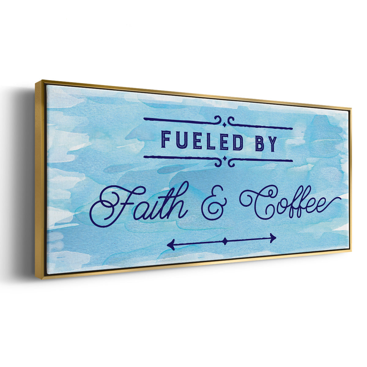 Fueled By - Floater Framed Canvas Print