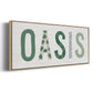 Oasis Cabana - Floater Framed Canvas Print