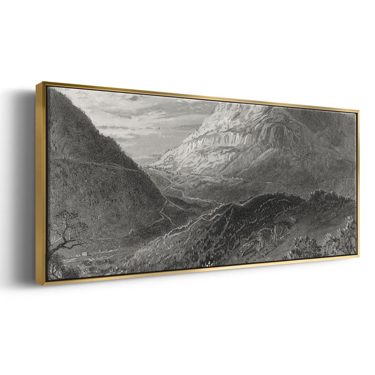 Cumberland Gap - Floater Framed Canvas Print