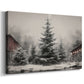 Pale Winter Night Serenade - Canvas Art Print