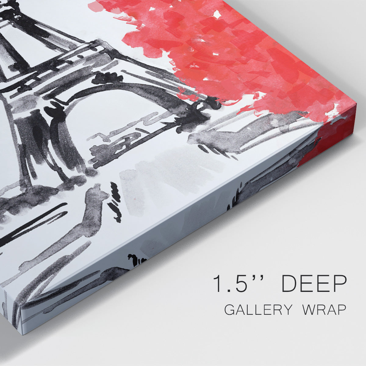 Day in Paris II Premium Gallery Wrapped Canvas - Ready to Hang