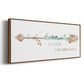 Dream Arrow - Floater Framed Canvas Print