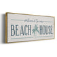 Our Beach House - Floater Framed Canvas Print