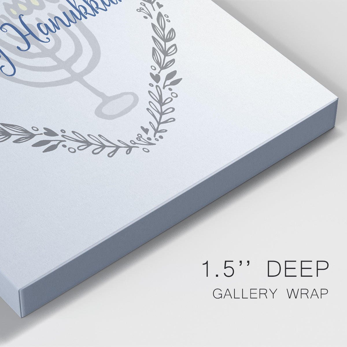 Hanukkah Heart - Canvas Art Print