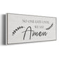 Say Amen - Floater Framed Canvas Print
