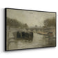 The Bridge (Le pont), 1895 - Floater Framed Canvas Print