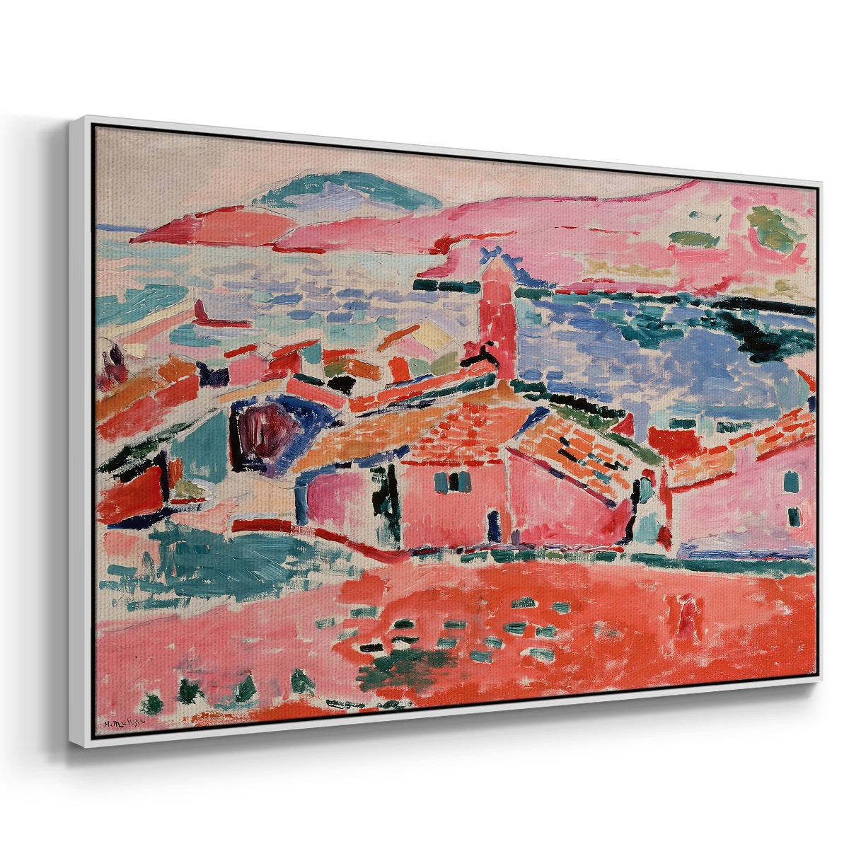 View of Collioure, 1905 - Floater Framed Canvas Print