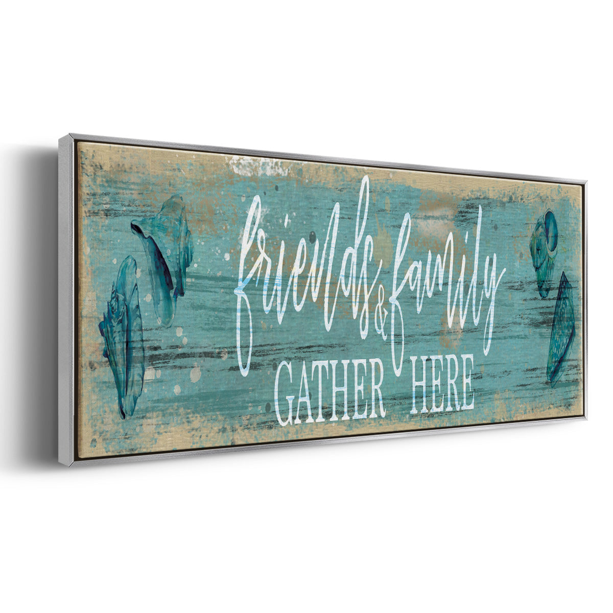 Friends and Family - Floater Framed Canvas Print