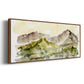 Plum Ridge II - Floater Framed Canvas Print