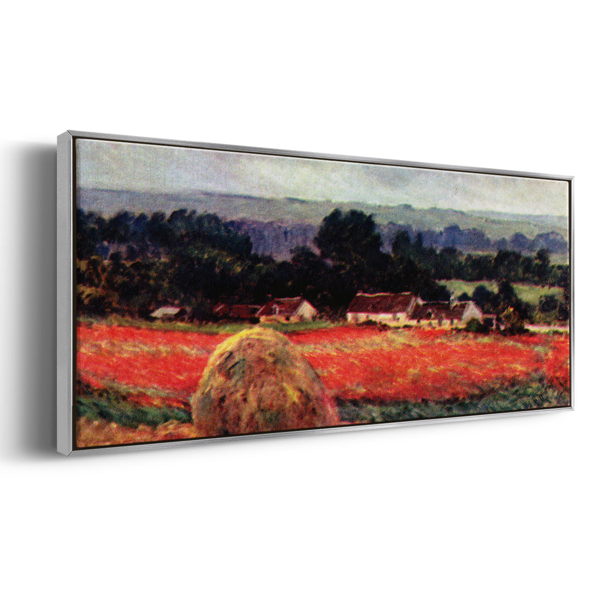 The Poppy Blumenfeld (The Barn) - Floater Framed Canvas Print