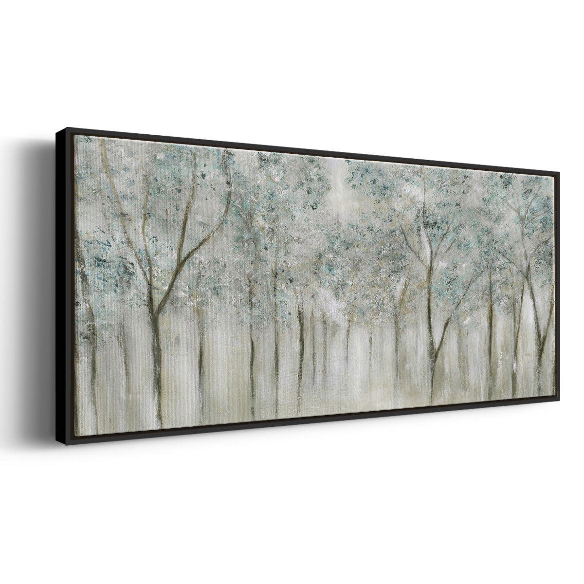 Neutral Spring - Floater Framed Canvas Print